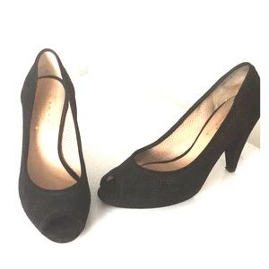 Classic Baldinini peep toes from Italy